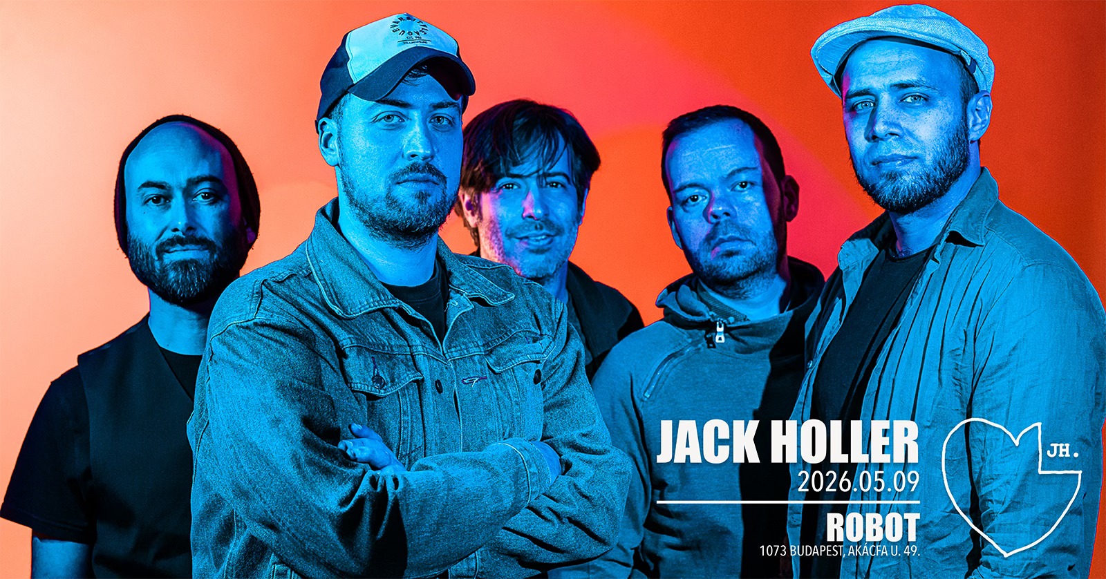 JACK HOLLER – Fekete Csokor Lemezbemutató • ROBOT // Ingyenes