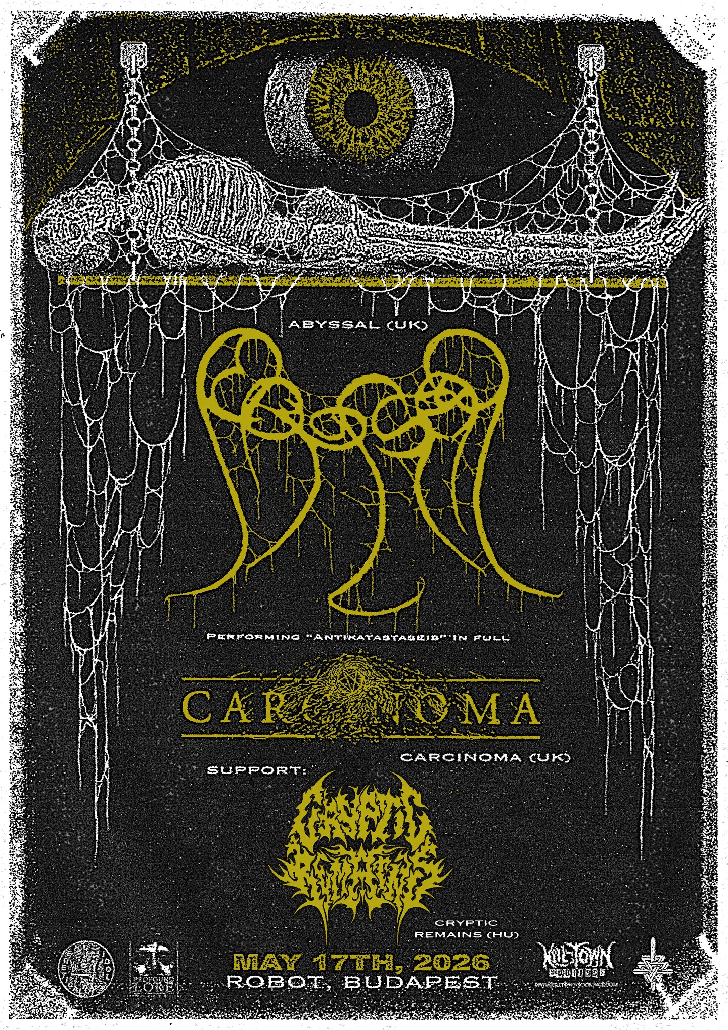 Abyssal (UK) – Carcinoma (UK) – Cryptic Remains a Robotban