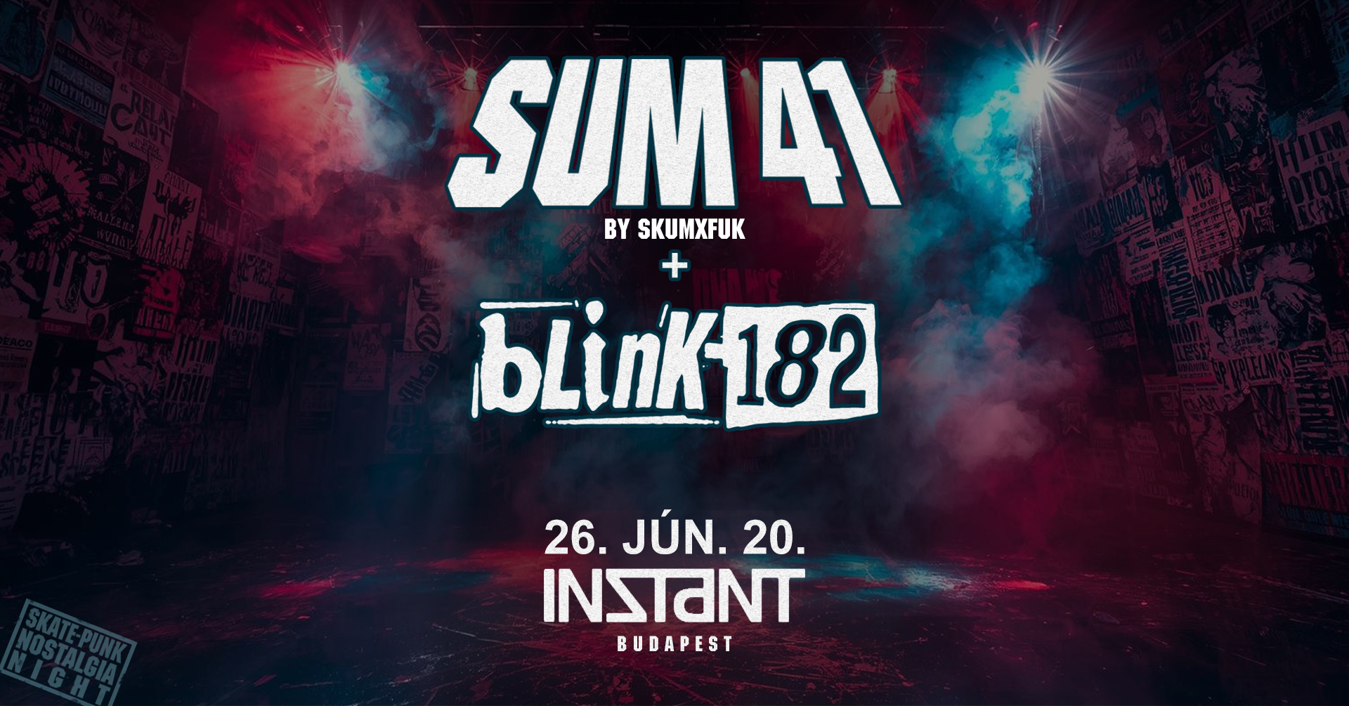InStart // SkatePunk Nostalgia Night: Sum 41 by SkumXfuk, Blink-182 by Blink-123 • INSTANT//Ingyenes