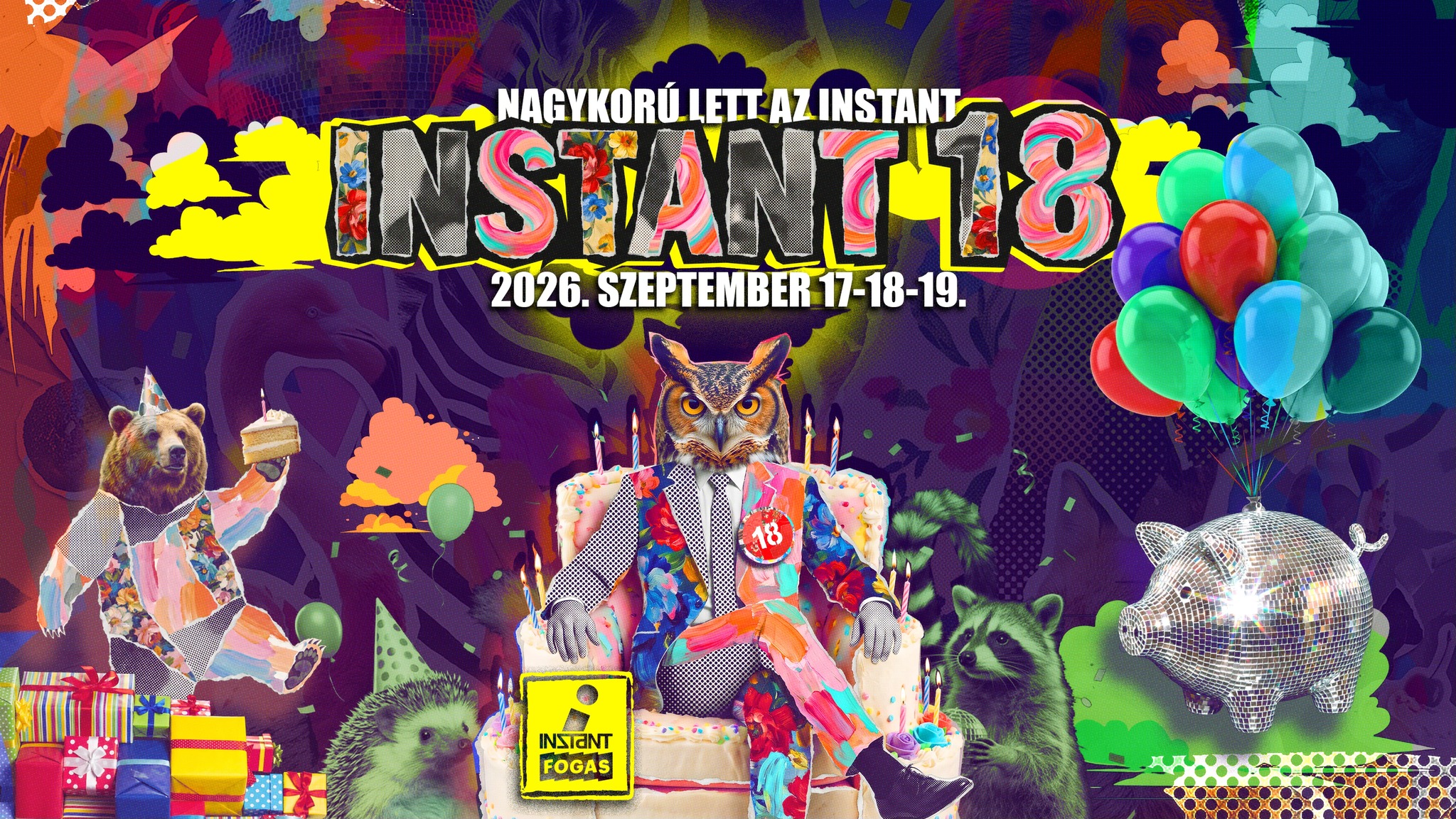 🦉INSTANT18 – Nagykorú lett az INSTANT!🦉